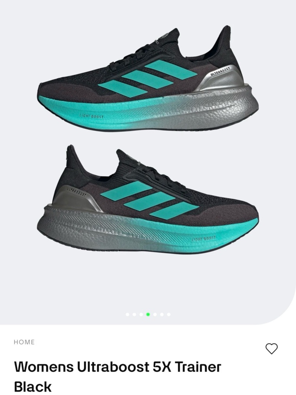 adidas Mercedes Ultraboost 5X Trainer formula 1